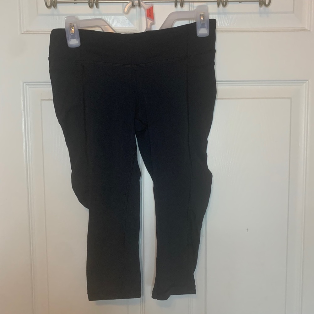 lulu lemon athletica Ruched Crop Leggings